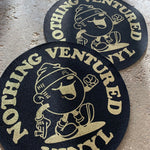 Load image into Gallery viewer, NVV Slipmats - Black with Metallic gold print
