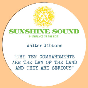 WALTER GIBBONS - The Ten Commandments Are The Law Of The Land